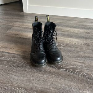 Dr. Martens Black Leather Boots